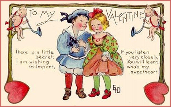 Product picture Vintage Valentines Day Children Image